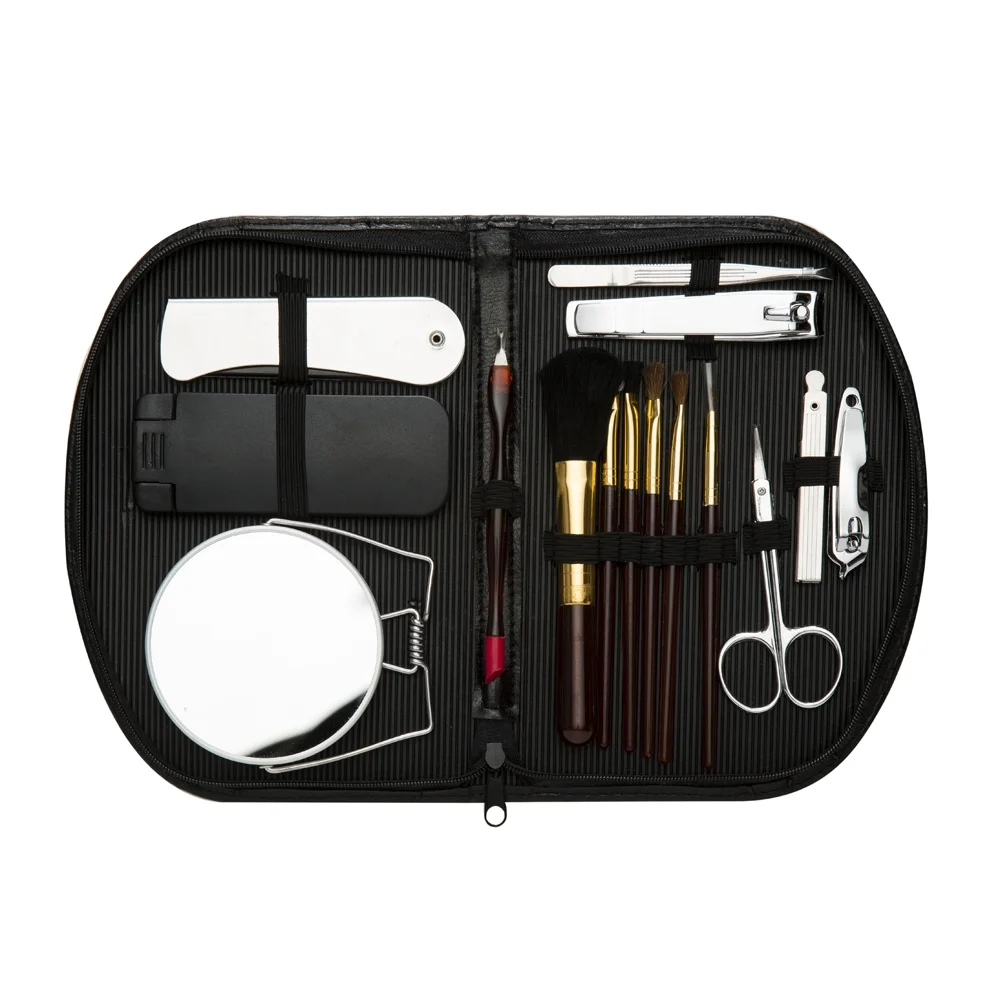 Kit Manicure 15 Peças Preto na Zen Brindes - Presente Personalizado