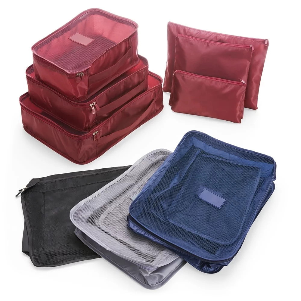 Kit Necessaires 6 Peças - X18538 - Necessaires Brinde Personalizado - Zen Brindes