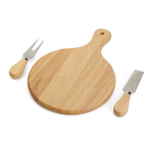Kit Queijo 3 Peças - X08223 - Vinho e queijo Brinde Personalizado - Zen Brindes
