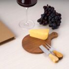 Kit Queijo 3 Peças - X18629 - Vinho e queijo Brinde Personalizado - Zen Brindes