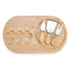 Kit Queijo 4 Peças - X03222 - Vinho e queijo Brinde Personalizado - Zen Brindes