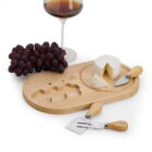 Kit Queijo 4 Peças - X03222 - Vinho e queijo Brinde Personalizado - Zen Brindes