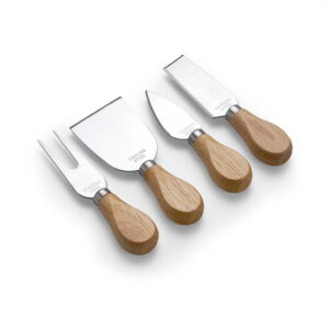 Kit Queijo 4 Peças - X06222 - Vinho e queijo Brinde Personalizado - Zen Brindes