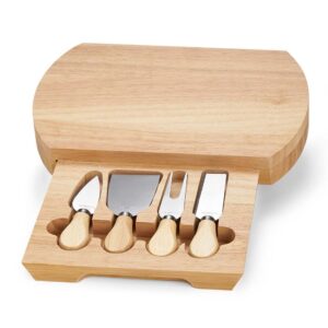 Kit Queijo 5 Peças - X05222 - Vinho e queijo Brinde Personalizado - Zen Brindes