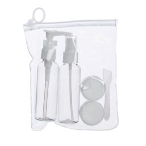 Kit Viagem 5 Peças - X18535 - Branco -  Brinde Personalizado - Zen Brindes