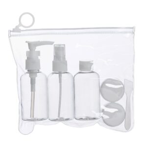Kit Viagem 6 Peças - X18536 - Branco -  Brinde Personalizado - Zen Brindes