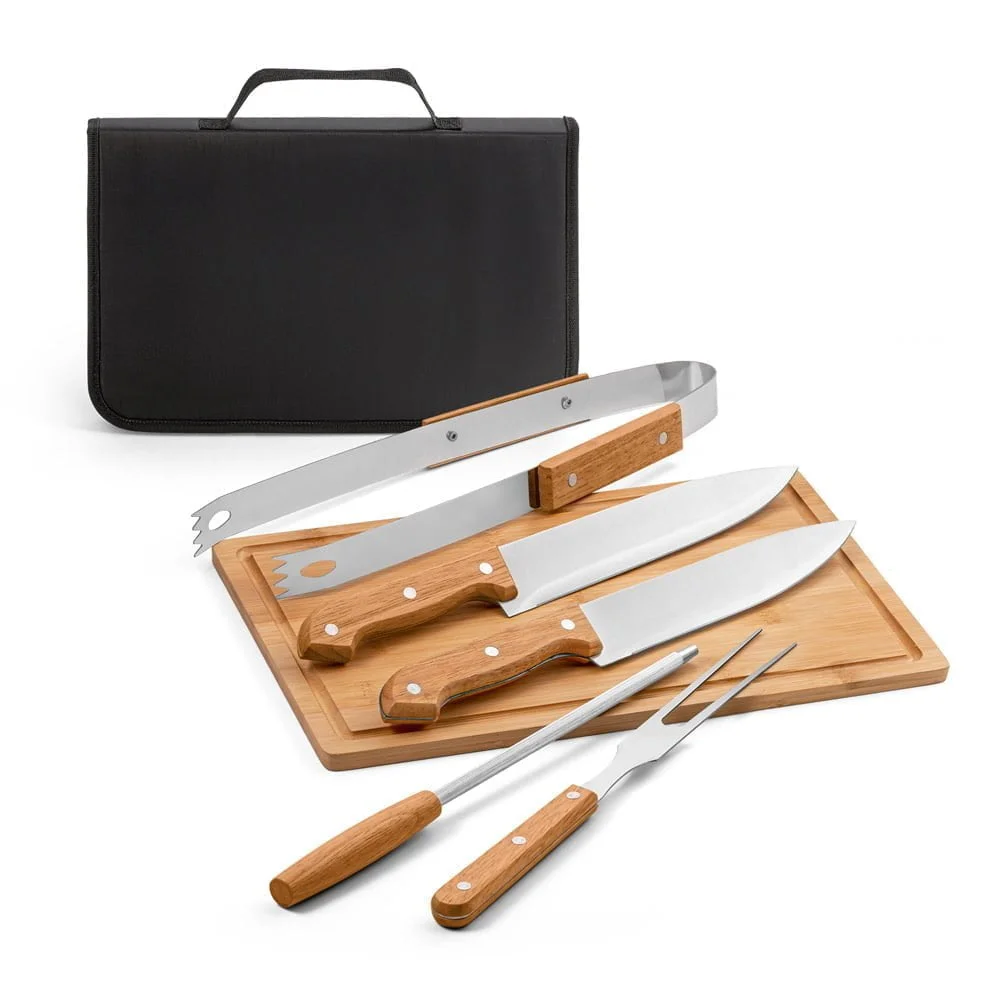 Kit churrasco Garlic King - S94142 - Churrasco Brinde Personalizado - Zen Brindes