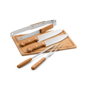 Kit churrasco Garlic King - S94142 - Churrasco Brinde Personalizado - Zen Brindes