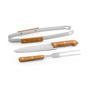 Kit churrasco Garlic - S94145 - Churrasco Brinde Personalizado - Zen Brindes