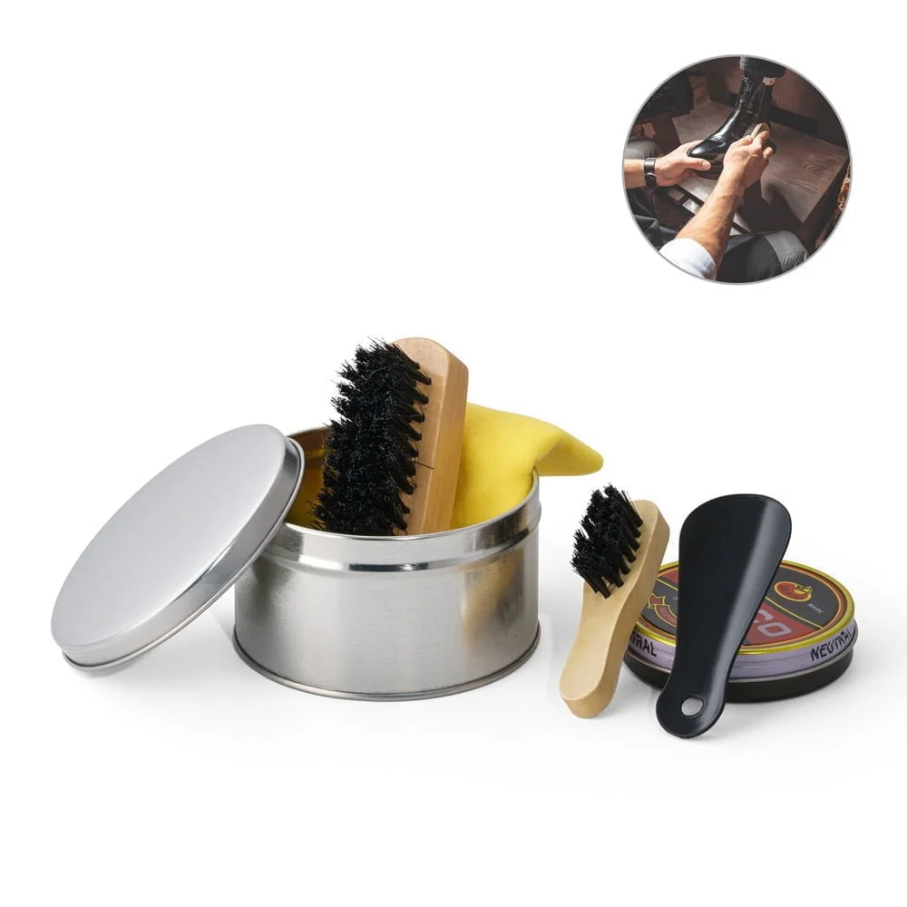Kit de limpeza de sapatos Cobb - S98117 - Acessórios Brinde Personalizado - Zen Brindes