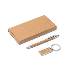 Kit esferográfica e chaveiro Lavre - S93324 - Combos Brinde Personalizado - Zen Brindes