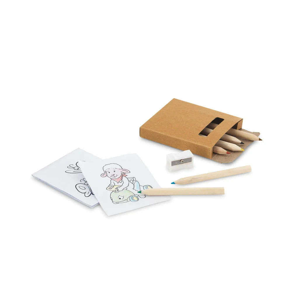 Kit para pintar Anim - S51758 - Escritório e Papelaria Brinde Personalizado - Zen Brindes