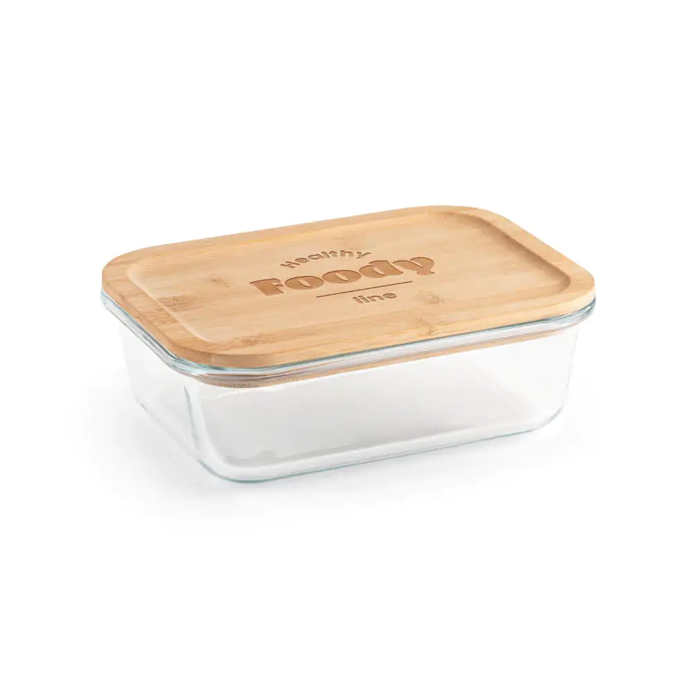 Marmita em vidro Portobello - S94781 - Marmitas Brinde Personalizado - Zen Brindes