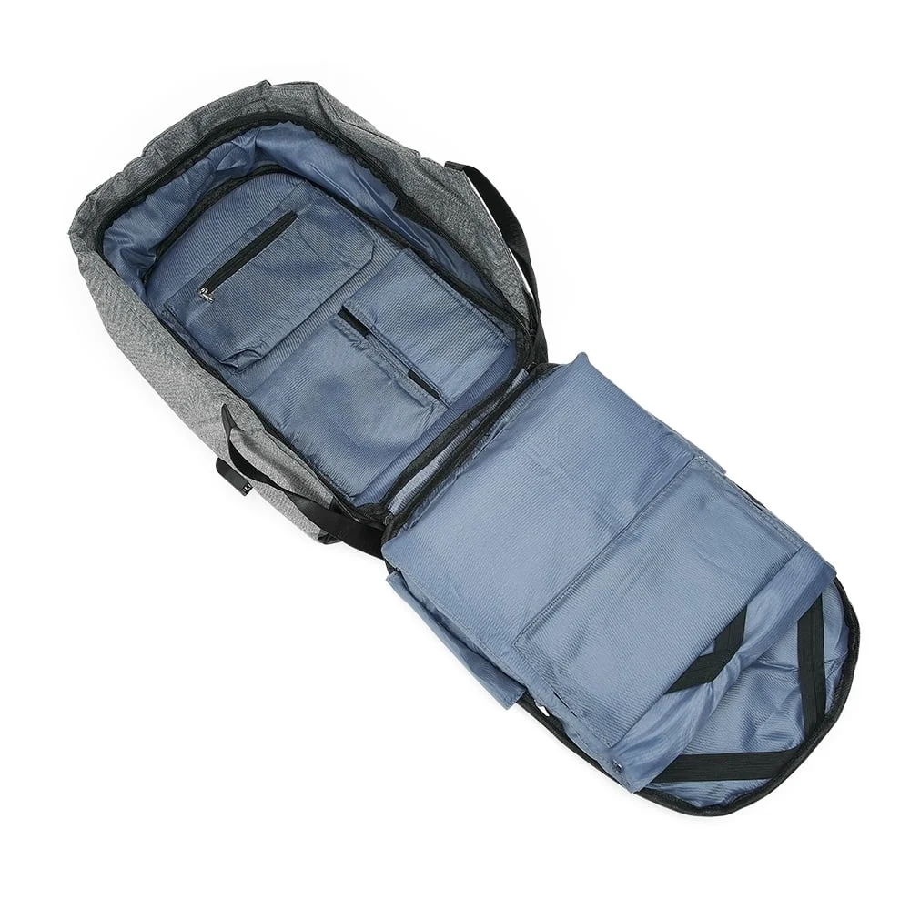 Mochila Anti-Furto USB - X01306 - Malas de Viagem Brinde Personalizado - Zen Brindes