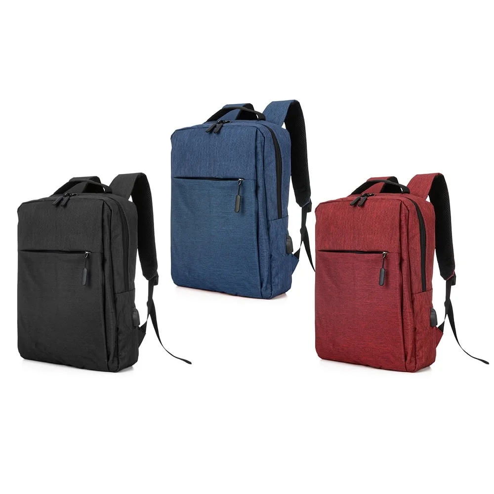 Mochila de Nylon USB 21L - X01320 - Mochilas Brinde Personalizado - Zen Brindes