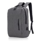 Mochila de Nylon USB 21L Preto na Zen Brindes - Presente Personalizado