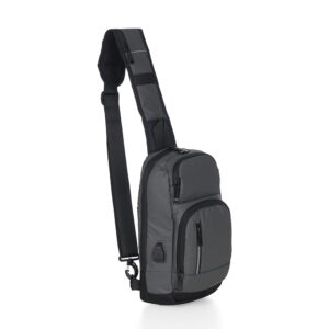 Mochila de Ombro USB - X04059 - Mochilas Brinde Personalizado - Zen Brindes