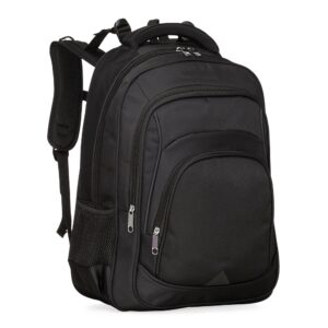 Mochila de Poliéster Preto na Zen Brindes - Presente Personalizado