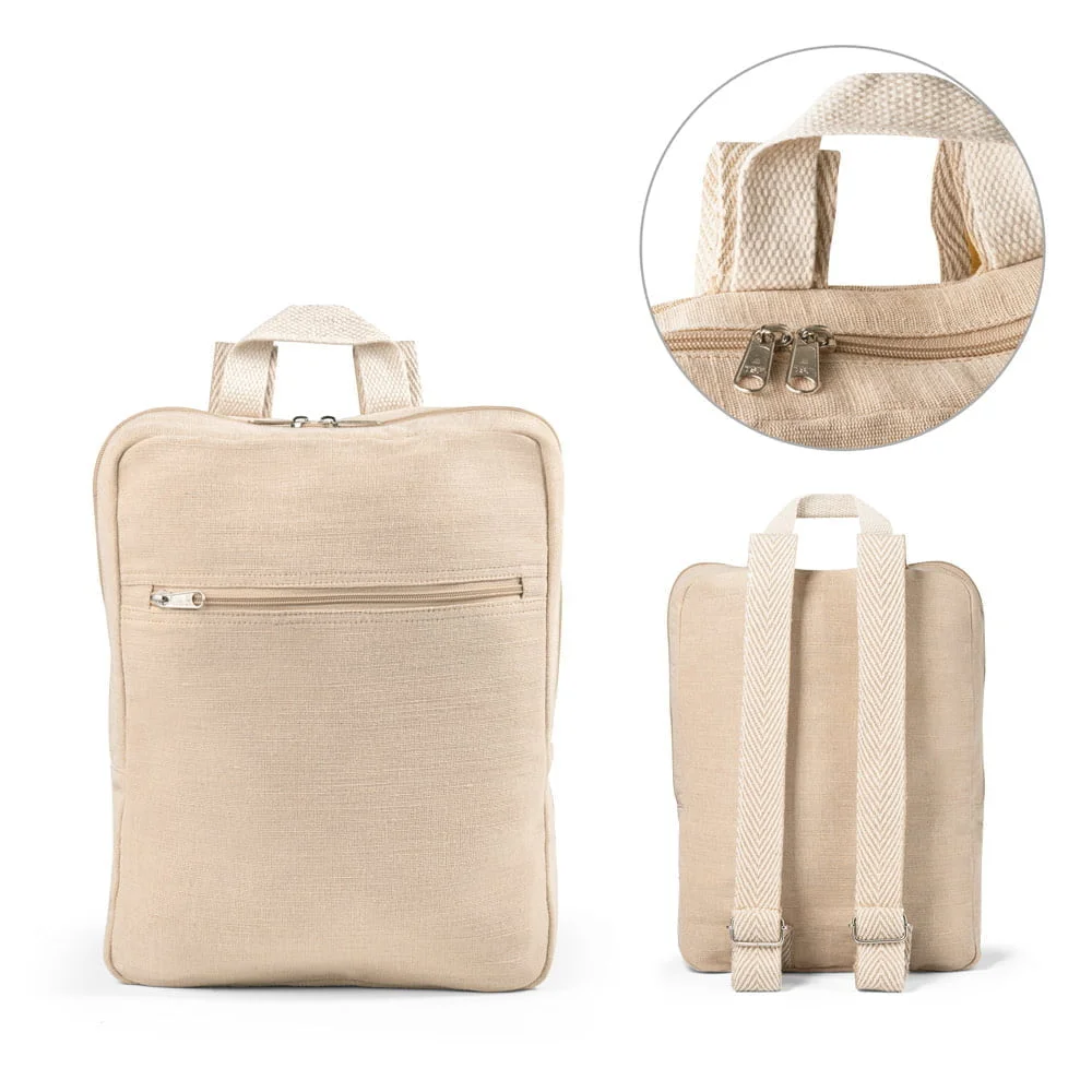 Mochila em juco Marbella - S92938 - Mochilas Brinde Personalizado - Zen Brindes