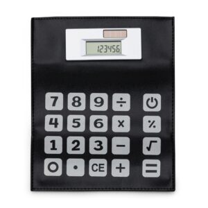 Mouse Pad com Calculadora Solar Preto na Zen Brindes - Presente Personalizado