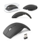 Mouse wireless dobrável Alencar - S97399 - Escritório e Papelaria Brinde Personalizado - Zen Brindes