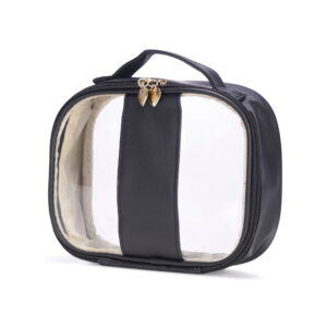 Necessaire PVC Impermeável - X18647M - Preto -  Brinde Personalizado - Zen Brindes