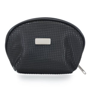 Necessaire de Couro Sintético Preto na Zen Brindes - Presente Personalizado