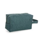 Necessaire de Nylon - X18501 - Verde -  Brinde Personalizado - Zen Brindes