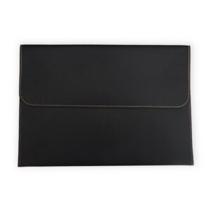 Pasta Envelope de Couro Preto na Zen Brindes - Presente Personalizado
