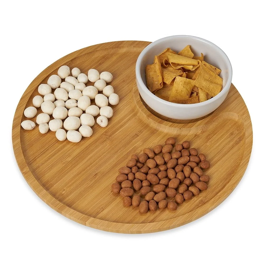 Petisqueira de Bambu - X18619 - Linha Cozinha Brinde Personalizado - Zen Brindes