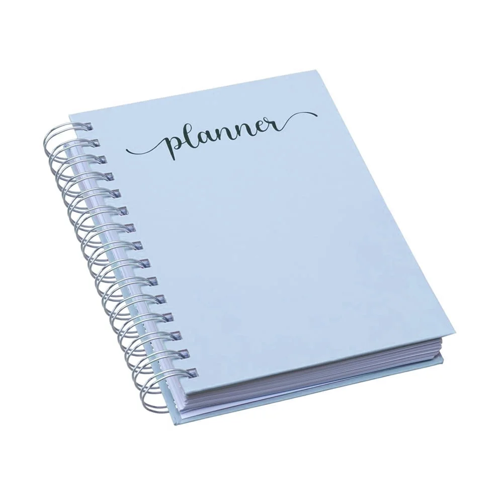 Planner Percalux Anual Azul na Zen Brindes - Presente Personalizado