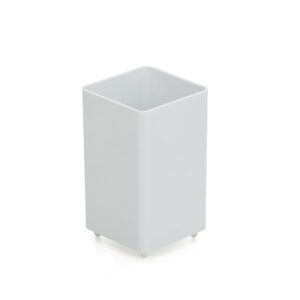 Porta Caneta Plástico Branco ou Transparente na Zen Brindes - Presente Personalizado