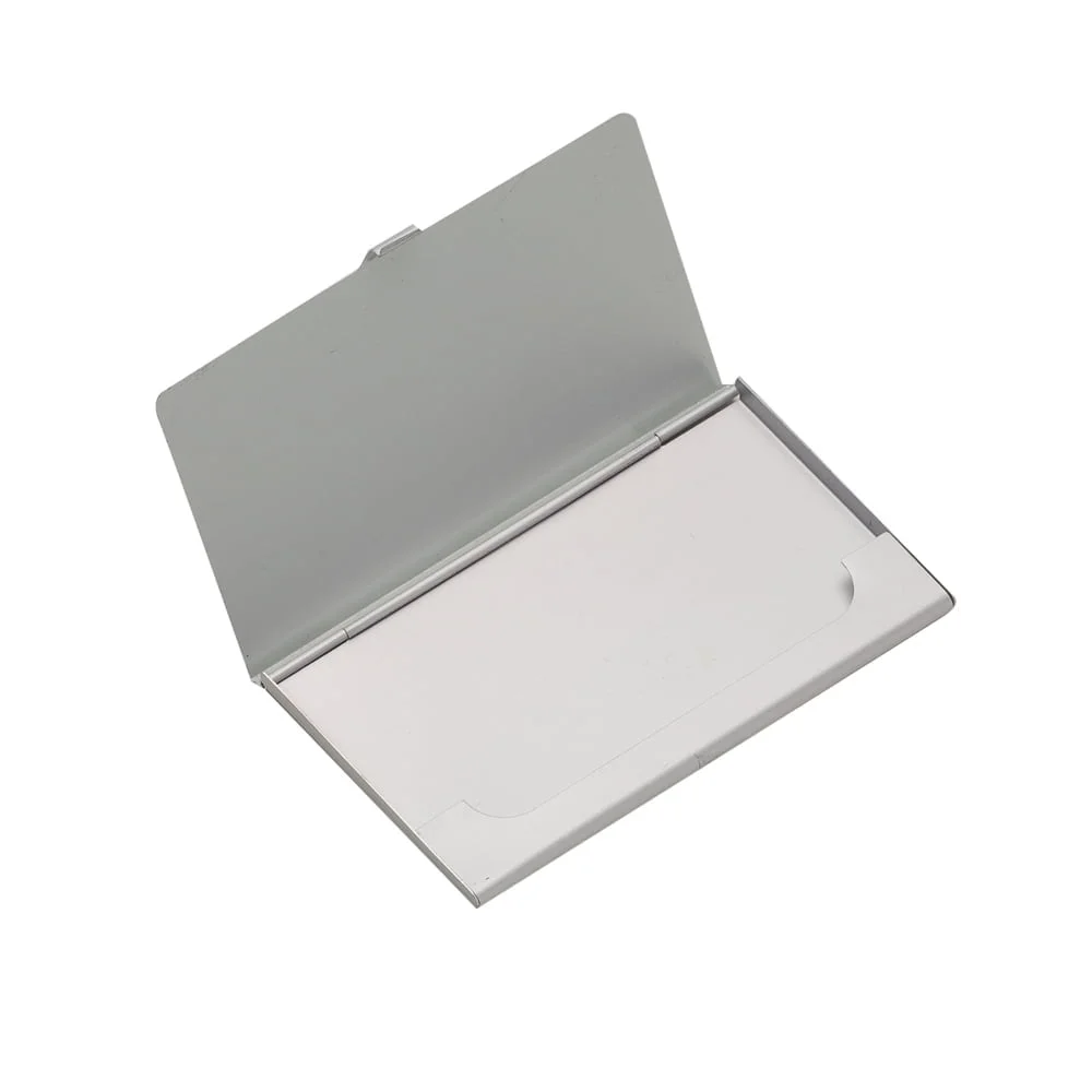 Porta Cartão Alumínio - X02249 - Escritório e Papelaria Brinde Personalizado - Zen Brindes