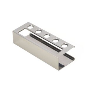 Porta Cartão Inox com Suporte Para Canetas Prata na Zen Brindes - Presente Personalizado