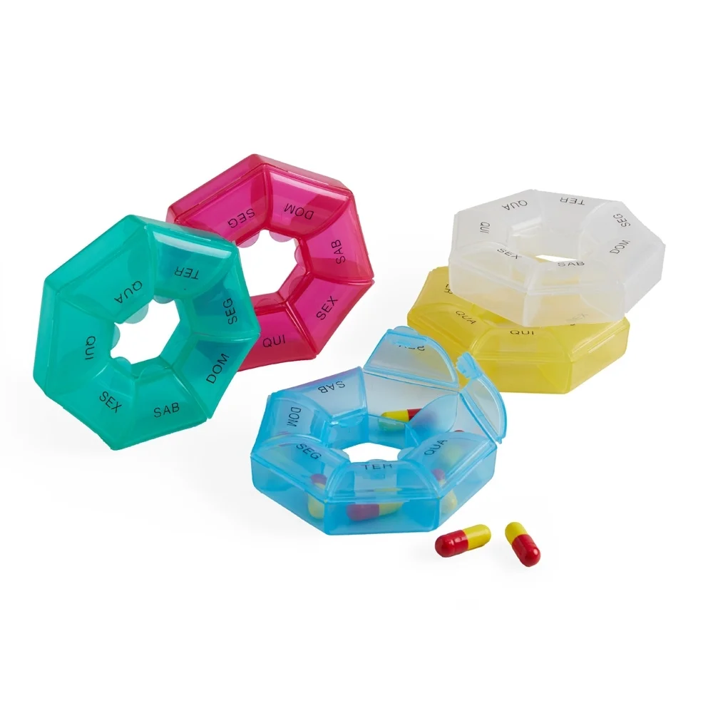 Porta Comprimidos Semanal - X06019 - Embalagens Brinde Personalizado - Zen Brindes