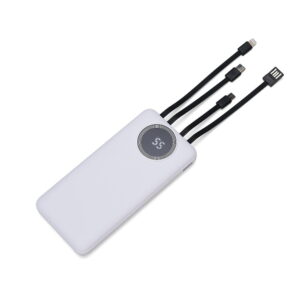 Power Bank 10.000mAh com Lanterna e Multissaídas - X04052 - Power Banks Brinde Personalizado - Zen Brindes