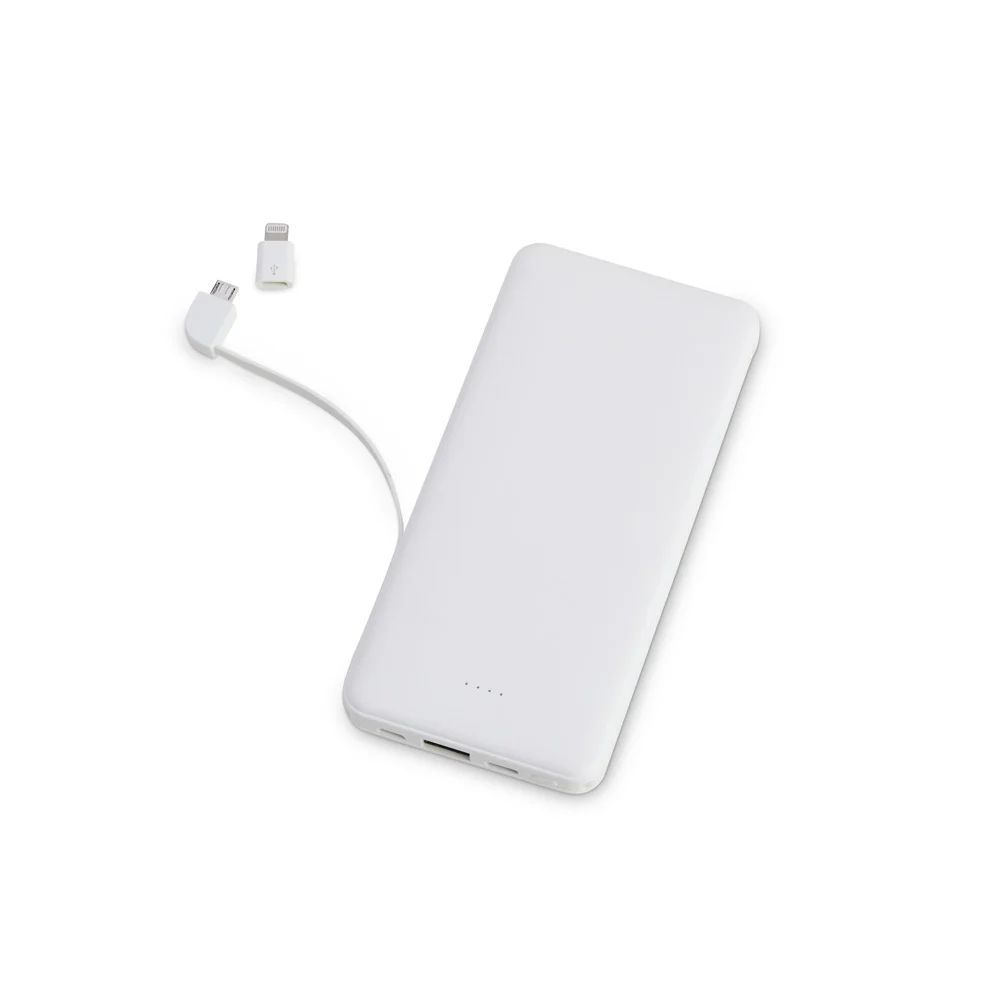 Power Bank Carregador 10.000mAh com Indicador LED - X06005 - Power Banks Brinde Personalizado - Zen Brindes