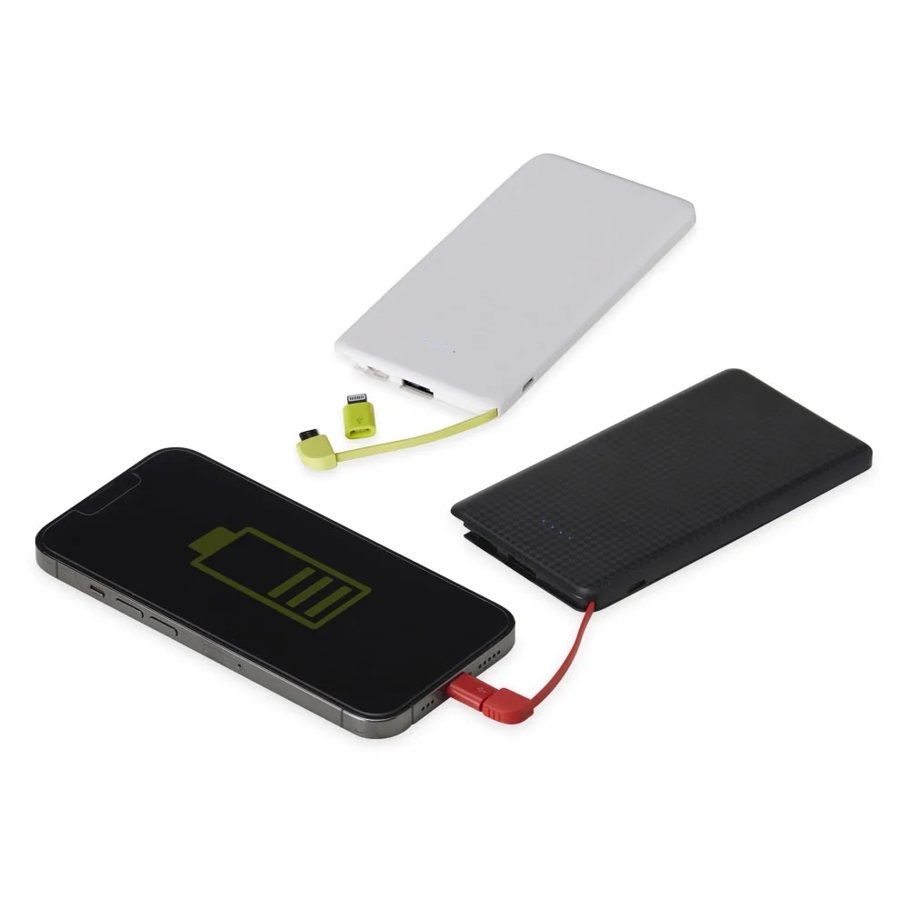 Power Bank Carregador 5.000mAh com Indicador LED - X05036 - Power Banks Brinde Personalizado - Zen Brindes