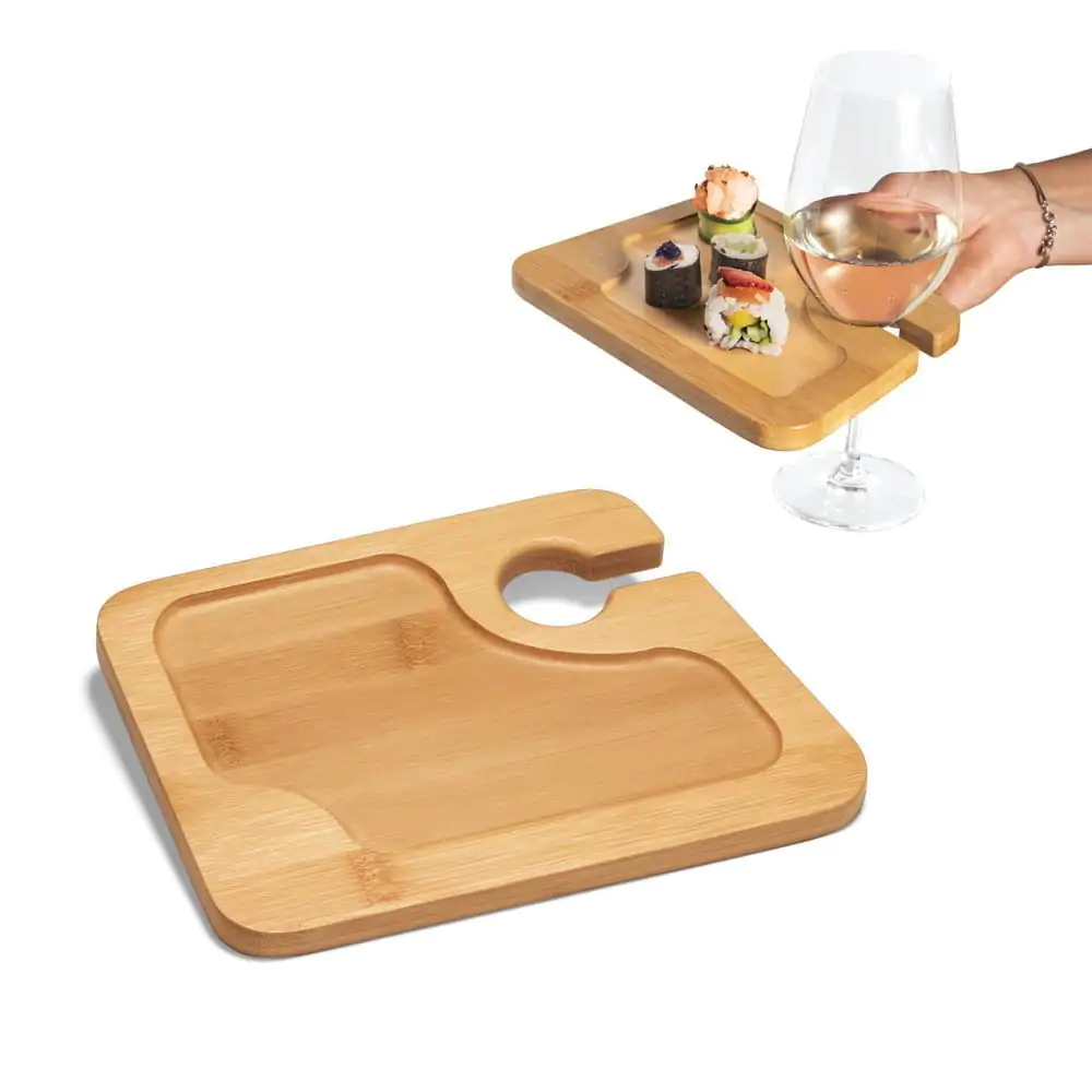 Prato em bambu Fabris - S93829 - Tábuas Brinde Personalizado - Zen Brindes
