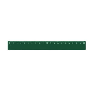 Régua Plástica 20cm Verde na Zen Brindes - Presente Personalizado