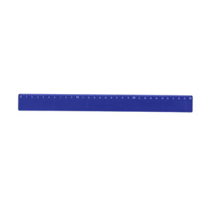 Régua Plástica 30cm Azul na Zen Brindes - Presente Personalizado
