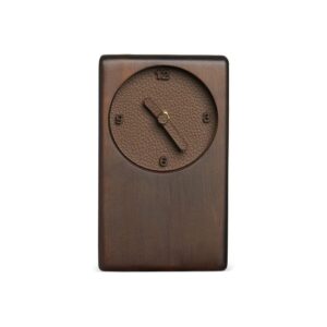 Relógio de Mesa Premium - X14907 - Marrom -  Brinde Personalizado - Zen Brindes