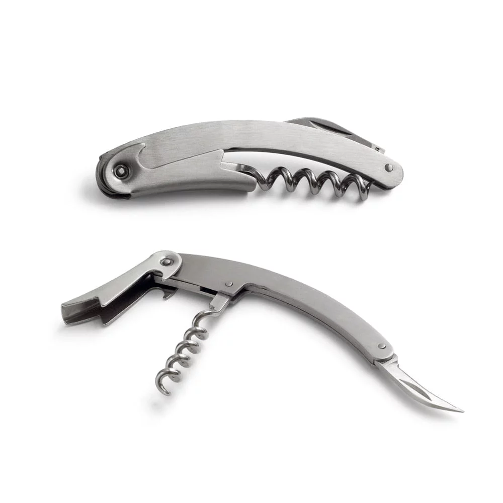 Saca-rolhas em metal Tanat - S94103 - Linha Cozinha Brinde Personalizado - Zen Brindes