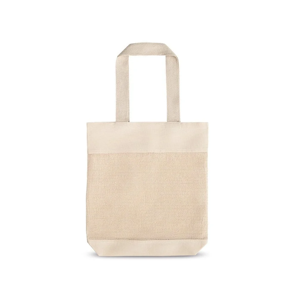Sacola Reutilizável 100% algodão Mumbai - S92927 - Eco bags Brinde Personalizado - Zen Brindes