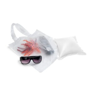 Sacola almofada inflável Galapos - S98247 - Eco bags Brinde Personalizado - Zen Brindes