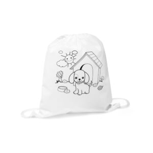 Mochila Saco para colorir Baloo - S52619 - Mochila Saco Brinde Personalizado - Zen Brindes
