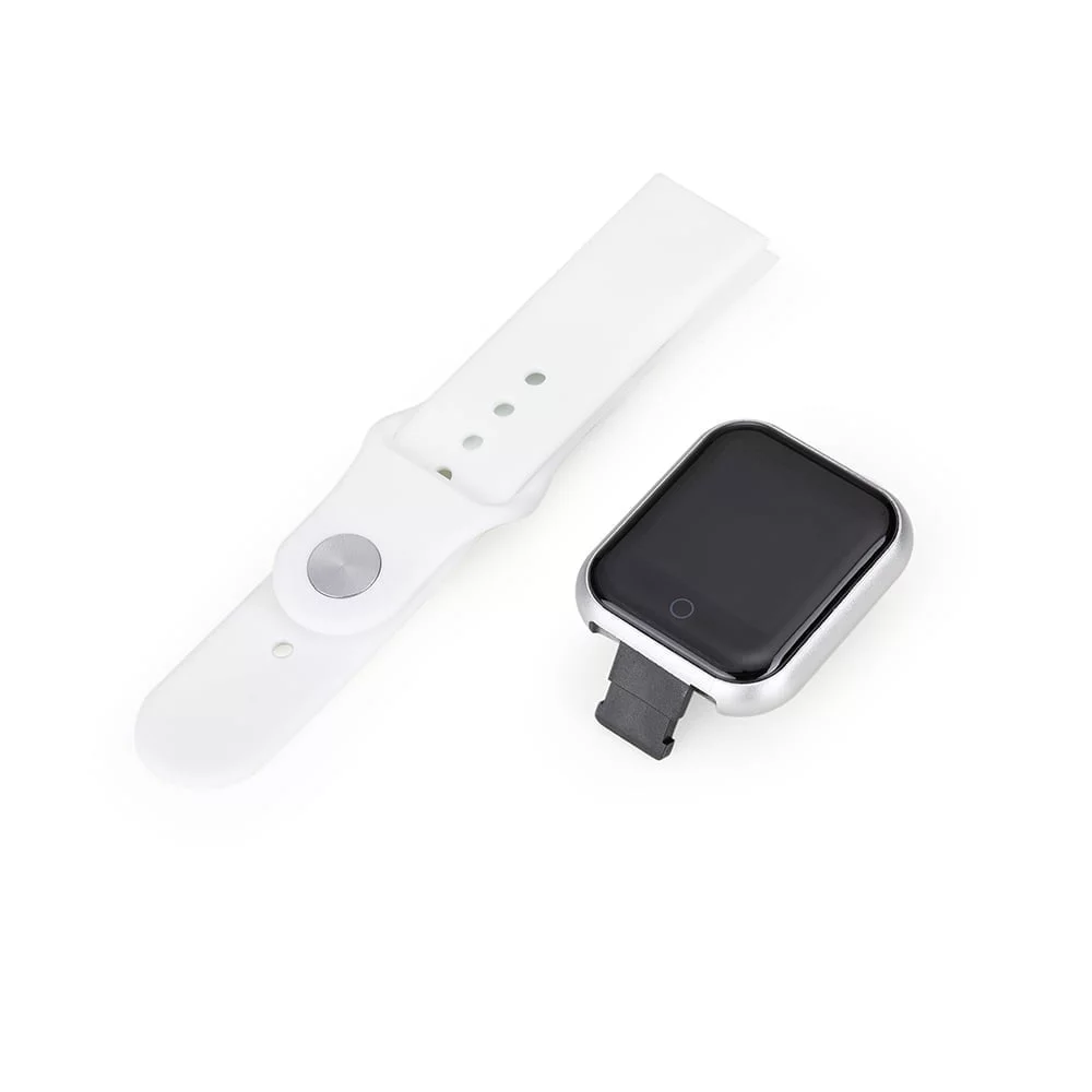 Smartwatch D20 - X18660 - Branco -  Brinde Personalizado - Zen Brindes
