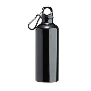 Squeeze Alumínio 500ml - X9139A - Preto -  Brinde Personalizado - Zen Brindes