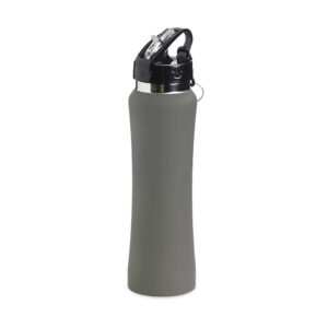 Squeeze Inox 750ml - X04096 - Cinza -  Brinde Personalizado - Zen Brindes