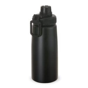 Squeeze Inox 750ml - X18550 - Preto -  Brinde Personalizado - Zen Brindes